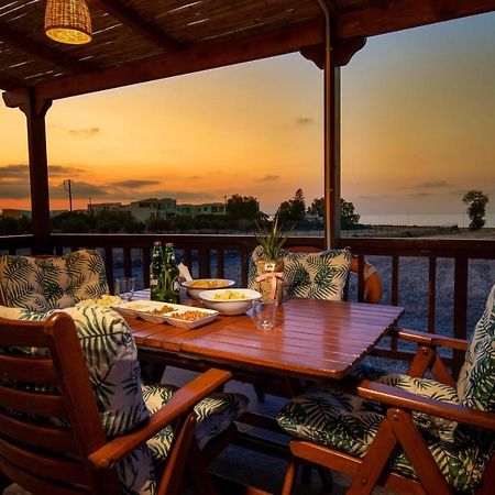 Mayia Sunset Sea Front House Gouves Heraklion Buitenkant foto
