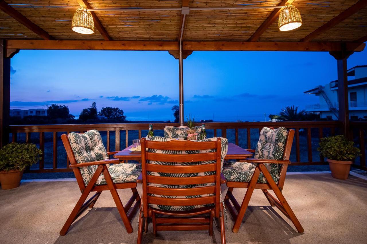 Mayia Sunset Sea Front House Gouves Heraklion Buitenkant foto